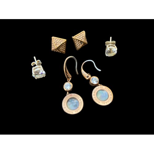 851 - 2 PAIR OF MICHAEL KORRS AND A PAIR OF SILVER EARRINGS