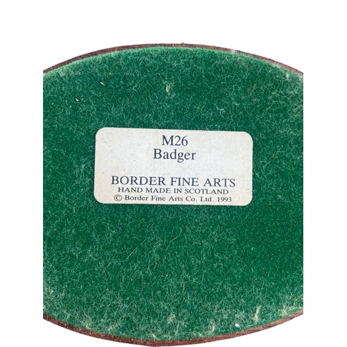 858 - A BORDER FINE ARTS BADGER