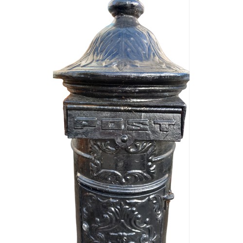 540A - CAST IRON PILLAR POST BOX 42