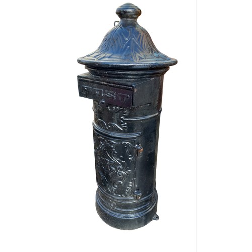 540A - CAST IRON PILLAR POST BOX 42