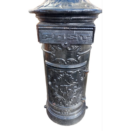 540A - CAST IRON PILLAR POST BOX 42