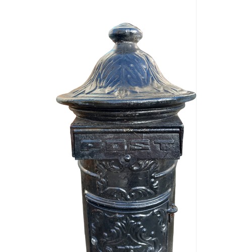 540A - CAST IRON PILLAR POST BOX 42