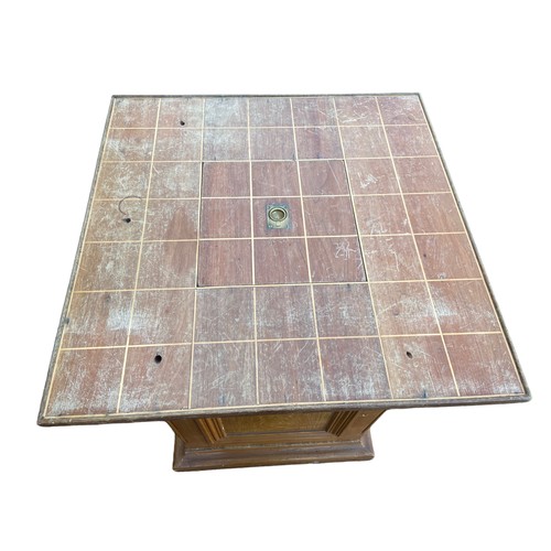 165A - A LARGE 19CT SCUMBLED PINE STAND MEASURING 89CM HEIGHT x 70 CM x 70 CM 

ORIGINALLY FROM A MONASTRY ... 