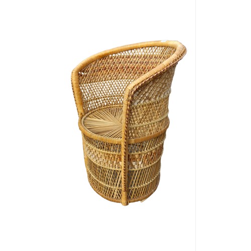 2 - A WICKER CHAIR