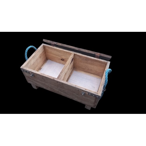 101 - AN ENGINEERS WOODEN TOOLBOX 23x12x11