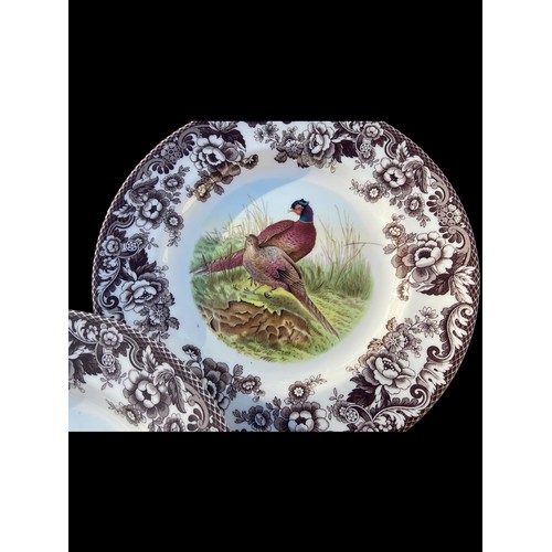 105 - 38 PIECES OF SPODE WOODLAND SERIES