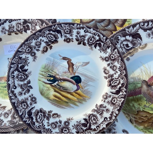 105 - 38 PIECES OF SPODE WOODLAND SERIES