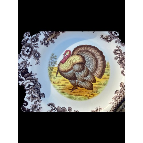 105 - 38 PIECES OF SPODE WOODLAND SERIES