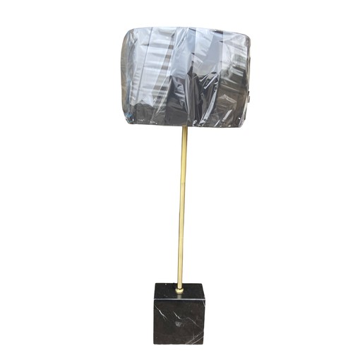 132 - A NEW MARBLE BASED TABLE LAMP