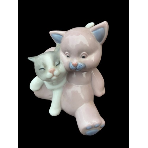 137 - NAO TALL LADY /PUP AND NAO KITTEN CUDDLES