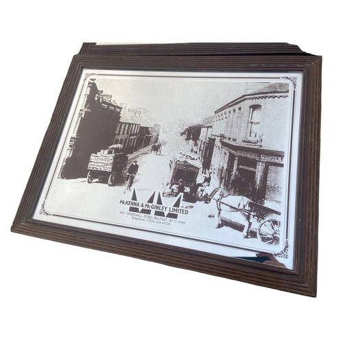 143 - 4 MIRRORED PICTURES OF LOCAL SCENES 25x19
