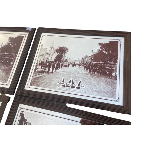 143 - 4 MIRRORED PICTURES OF LOCAL SCENES 25x19
