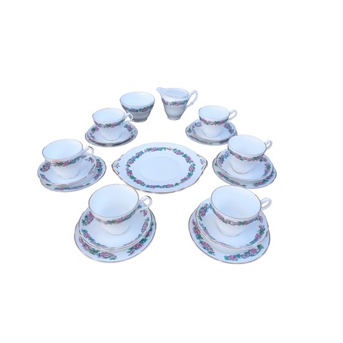 22 - A 21 PIECE TEA SERVICE