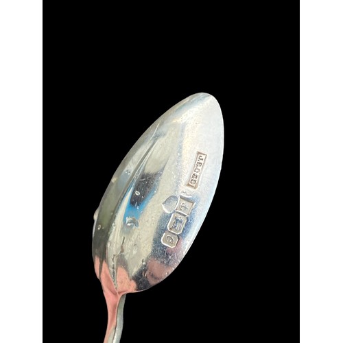 159 - A BIRMINGHAM SILVER TEASPOON