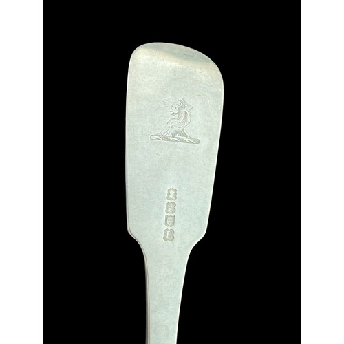 508 - A GEORGIAN IRISH SILVER FORK 84.14grm