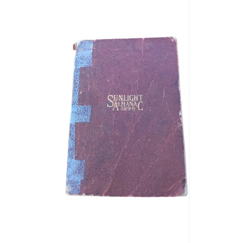 580 - AN 1896 SUNLIGHT ALMANAC BOOK