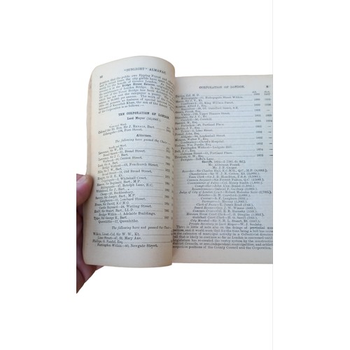 580 - AN 1896 SUNLIGHT ALMANAC BOOK