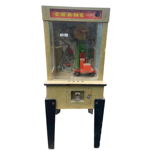 583 - AN EXTREMELY RARE 1950s SIDEWALK ENGINEER ARCADE GAME BY WILLIAMS OF CHICAGO IT IS COMPLETE BUT HAS ... 