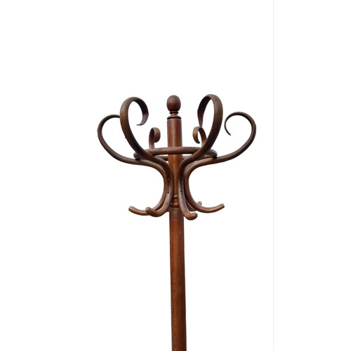 584 - AN ANTIQUE BENTWOOD COAT STAND