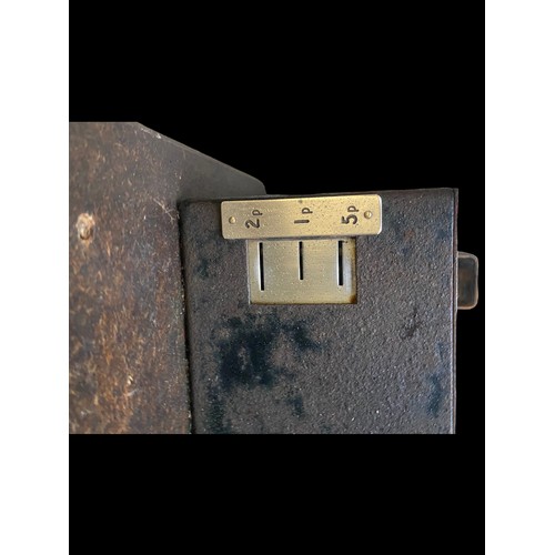 601 - AN ORIGINAL IRISH POST AND TELEGRAPH EDDISON BAKOLITE PUBLIC PAYPHONE STAMPED P&T WITH REFERNCE NUMB... 