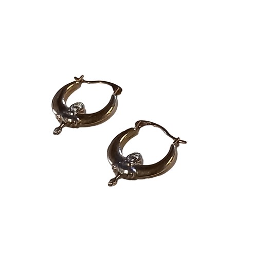 505 - A PAIR OF 9ct GOLD EARRINGS