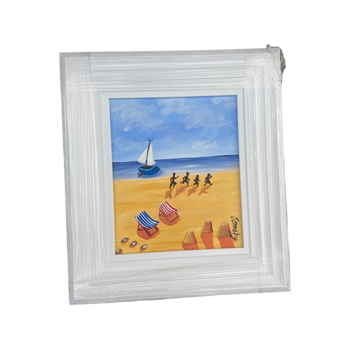 600A - TRAINING ON THE BEACH AN OIL BY JOHN ORSMBY 18 x 16