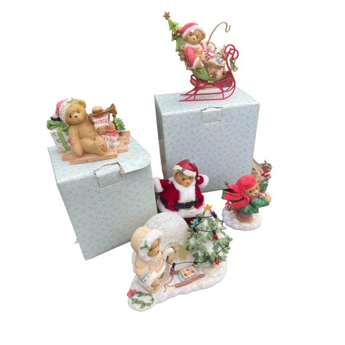 30 - CHERISH TEDDIES XMAS FIGURES