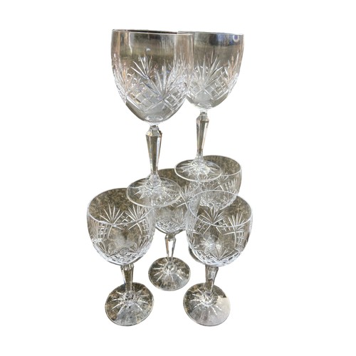 31 - 6 EDINBURGH CRYSTAL GLASSES