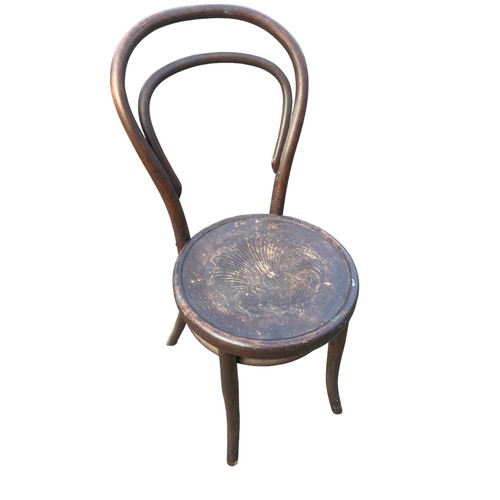 143 - A BENTWOOD CHAIR