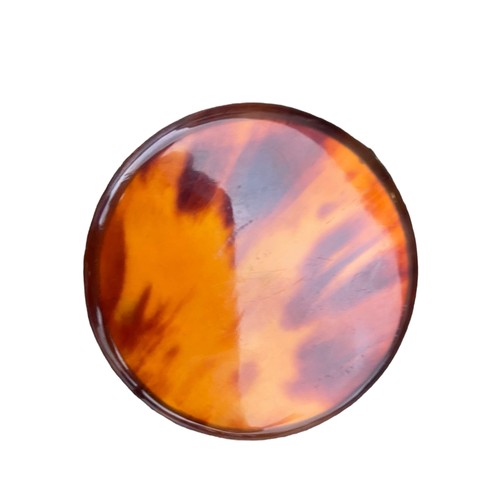 152 - AN ANTIQUE TORTOISE SHELL COMPACT