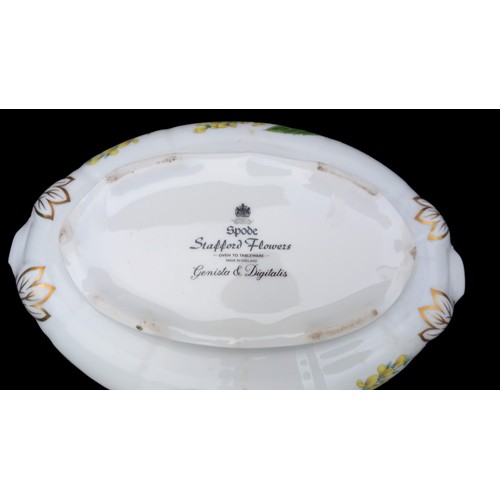 161 - 2 SPODE TUREENS AND SERVING DISH