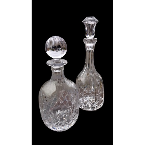 168 - 2 COLLECTABLE CUT GLASS DECANTERS