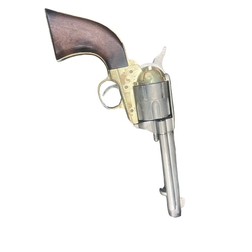 174 - A REPLICA REVOLVER WITH A HOLDSTER & BULLETS