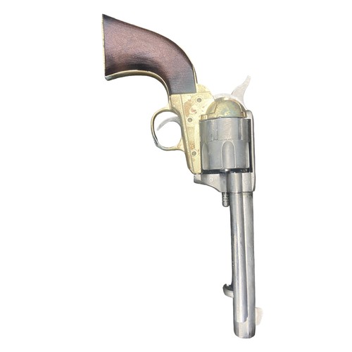 174 - A REPLICA REVOLVER WITH A HOLDSTER & BULLETS