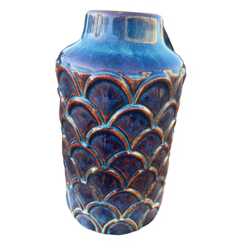 91 - A NEW GLAZED POTTERY VASE