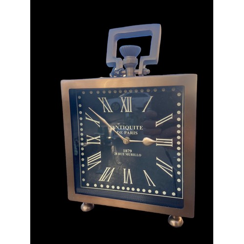 286 - A NEW BRONZED FINISH CLOCK