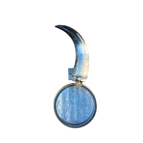 349 - A NEW NEW MAGNIFYING GLASS IN HORN HANDLE STYLE