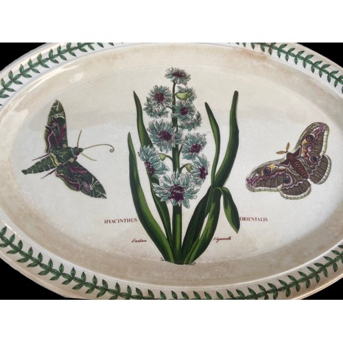 387 - A MIXED LOT OF PORTMERION ITEMS PLATTERS & DISHES THE BOTANTIC GARDENS SERIES