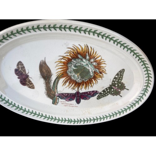 387 - A MIXED LOT OF PORTMERION ITEMS PLATTERS & DISHES THE BOTANTIC GARDENS SERIES