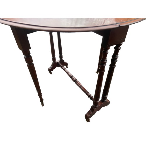 391 - A STUNNING QUALITY VICTORIAN SUTHERLAND TABLE