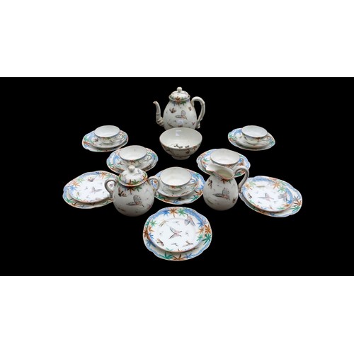 704 - A VERY COLLECTABLE EARLY CHINESE PORCELAIN TEA SET