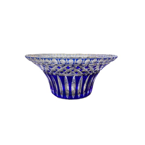 707 - STUNNING BLUE BOHEMIAN BOWL