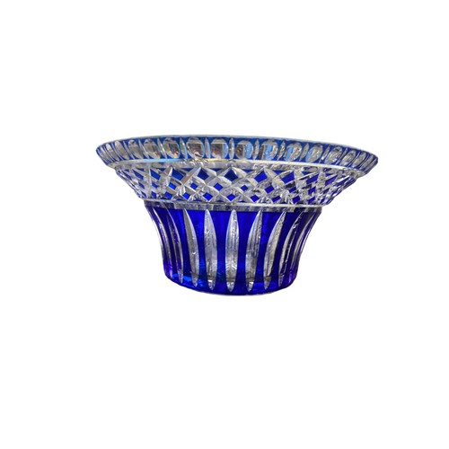 707 - STUNNING BLUE BOHEMIAN BOWL