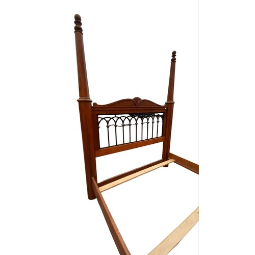 705 - WALNUT 5FT BED FRAME