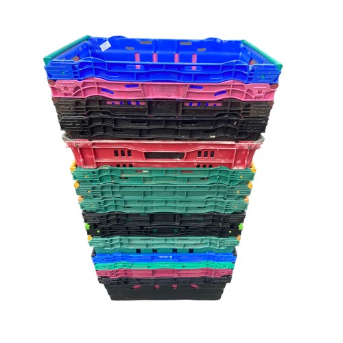 705A - QTY OF STACKING CRATES