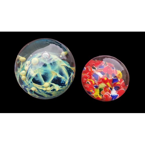 14 - 2 COLLECTABLE PAPERWEIGHTS