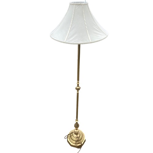 24 - BRASS STANDARD LAMP