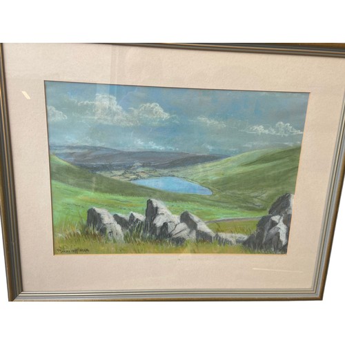 58 - SIGNED PASTEL PAINTING OF SILENT VALLEY 17x21