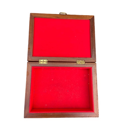 245 - QUALITY MAHOGANY BOX 13x10x4