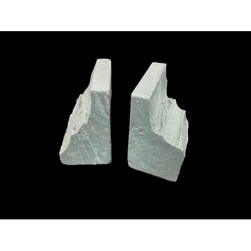 263 - PAIR OF NATURAL STONE BOOKENDS